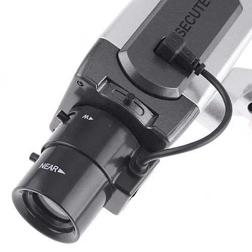 

2 Packs Wireless Dummy IP Camera Home Security Fake Camera With Flashing LED And Motion Sensor