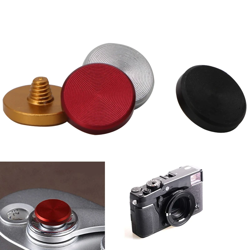 SIV металлическая вогнутая мягкая кнопка спуска затвора для камеры Fuji X100 Leica M8 M9 SLR