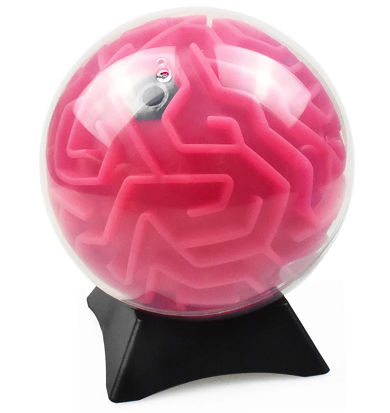 3D лабиринт мяч волшебный куб головоломка игровая пластина баланс Игра-Головоломка Развивающие игры для детей Подарки (без мяча)