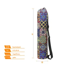 Удобство черный Йога коврик водонепроницаемый рюкзак нейлон сумка для принадлежностей Пилатес