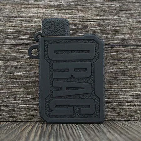 Защитный силиконовый чехол, чехол-накладка для voopoo Drag nano TC Mod Pod Kit - Цвет: Черный
