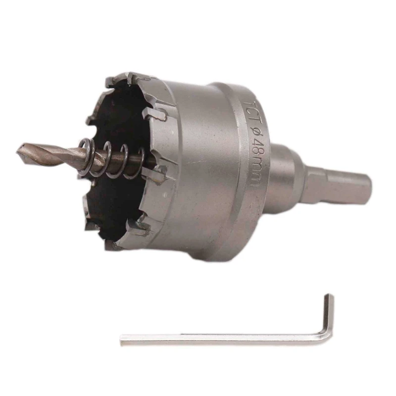 

48mm Tungsten Carbide Tipped Holesaw for Weldless 2" Tri-Clamp Bulkhead Flange