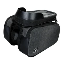 Sahoo 122007 велосипедная сумка для мобильного телефона с сенсорным экраном дюйма, передняя рамка, верхняя труба, велосипедная сумка, двусторонняя велосипедная сумка