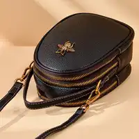 AOEO Womens Shoulder Bag Genuine Leather Small Candy Color Messenger Bag For Girls Handbag Cowhide Fashion Crossbody Bags Female