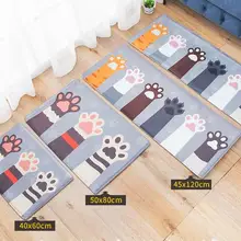 40*60 см/50*80 см/45*120 см Кошачий коготь плюшевый коврик коврики дверь Ванная Кухня диван коврик для ног Туалет абсорбирующий коврик