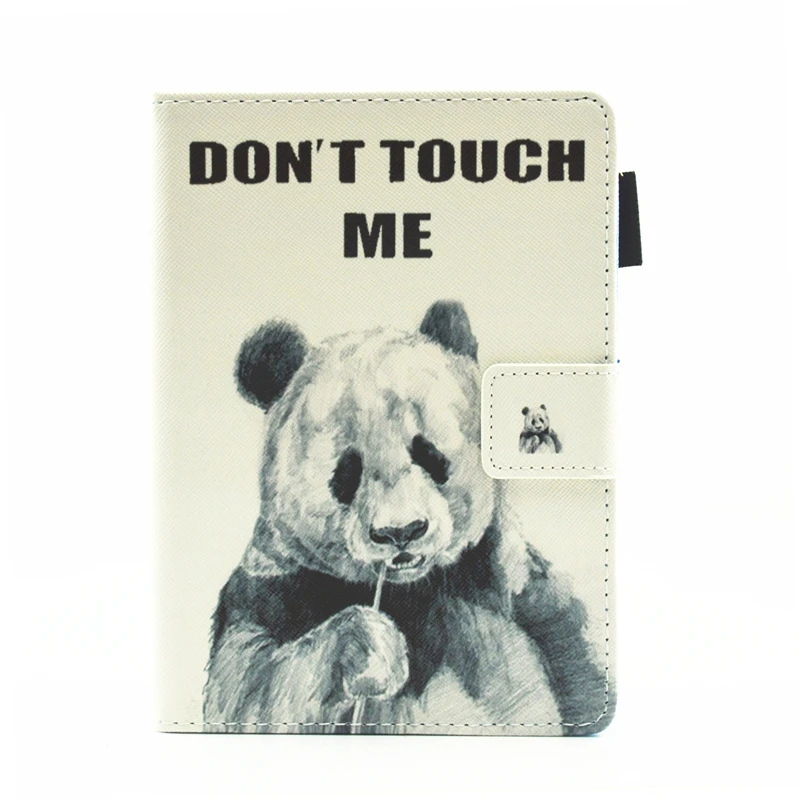 

Case For Coque Amazon Kindle Paperwhite 1/2/3 Case Tablet Cute Panda Cat Leather Wallet Flip Cover