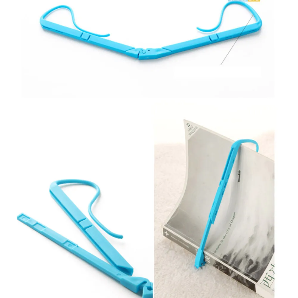 

Creative Lazy Storage Reading Relaxed Support for Book Bookstand Foldable Bookend Book Clip Shelf Holder for School Office Stuff