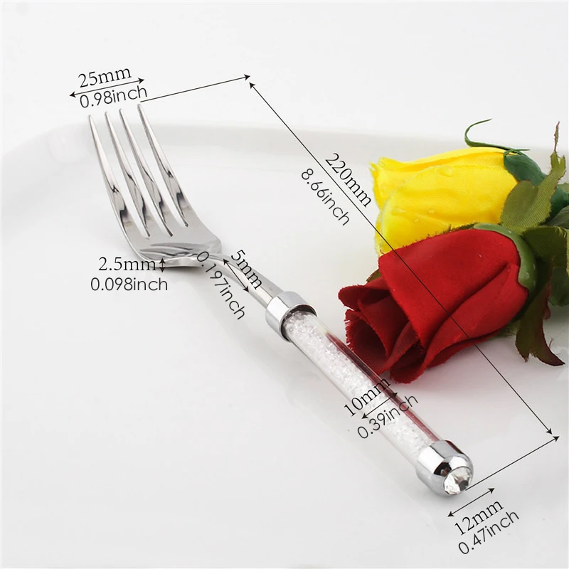 white silver cutlery set  (10)