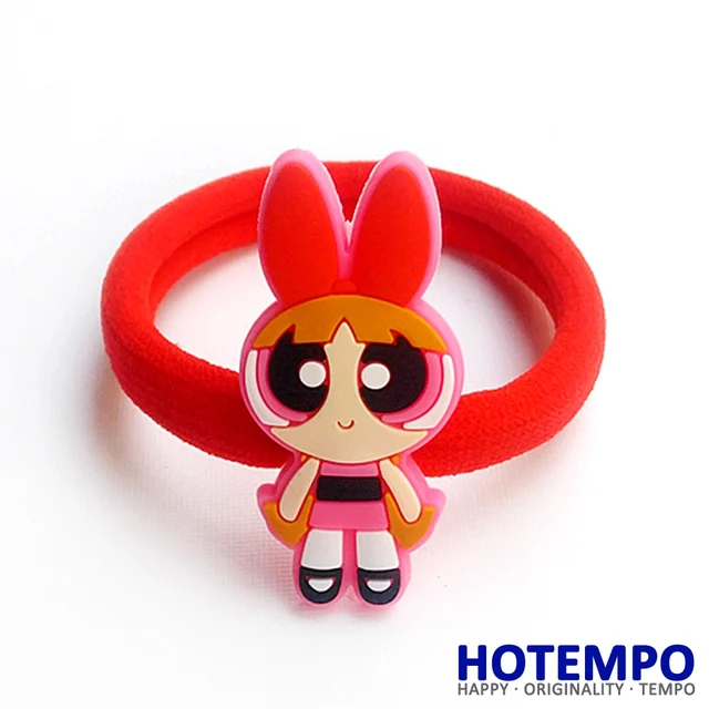 Powerpuff Girls hair accessories Blossom Bubbles BB Hair clips for
