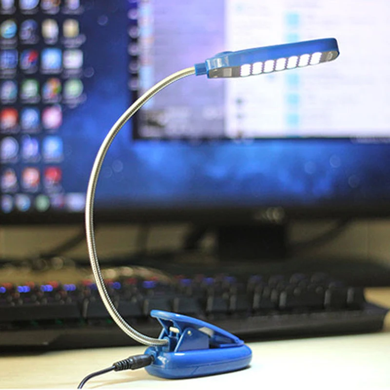 New Arrival Ultra Bright Flexible 28 LEDs USB Book light reading lamp