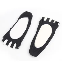 1 пара Женские дышащие с коротким носком нескользящие носки спортивные массажные носки с коротким носком Теплые хлопковые упражнения Бег носки для бега