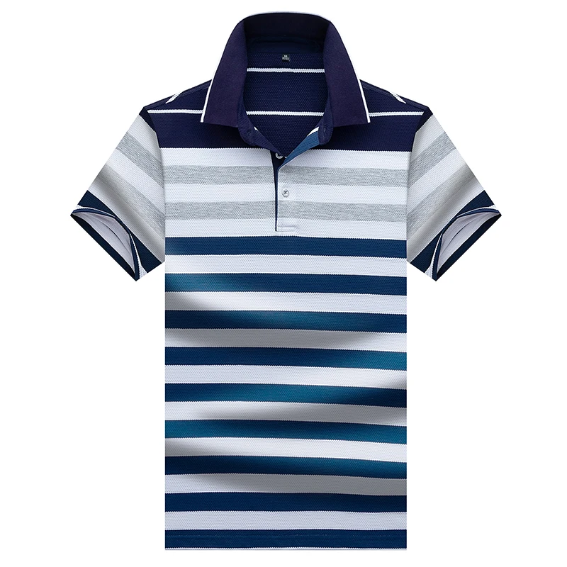 

Top Qualite 2019 nouvelle mode Hommes polo Marques Mandarin Col Slim Fit courtes manches polos Hommes Solide Couleur Polo Hommes