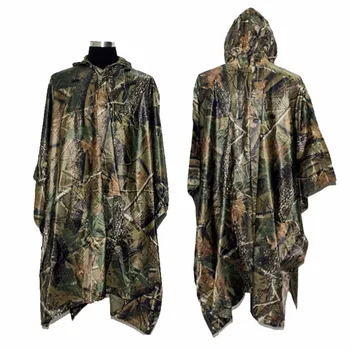 

VILEAD Polyester Realtree Maple Camo Men Women Raincoat Poncho Waterproof Tent Mat For Motorcycle Hunting Fishing Camping Hiking