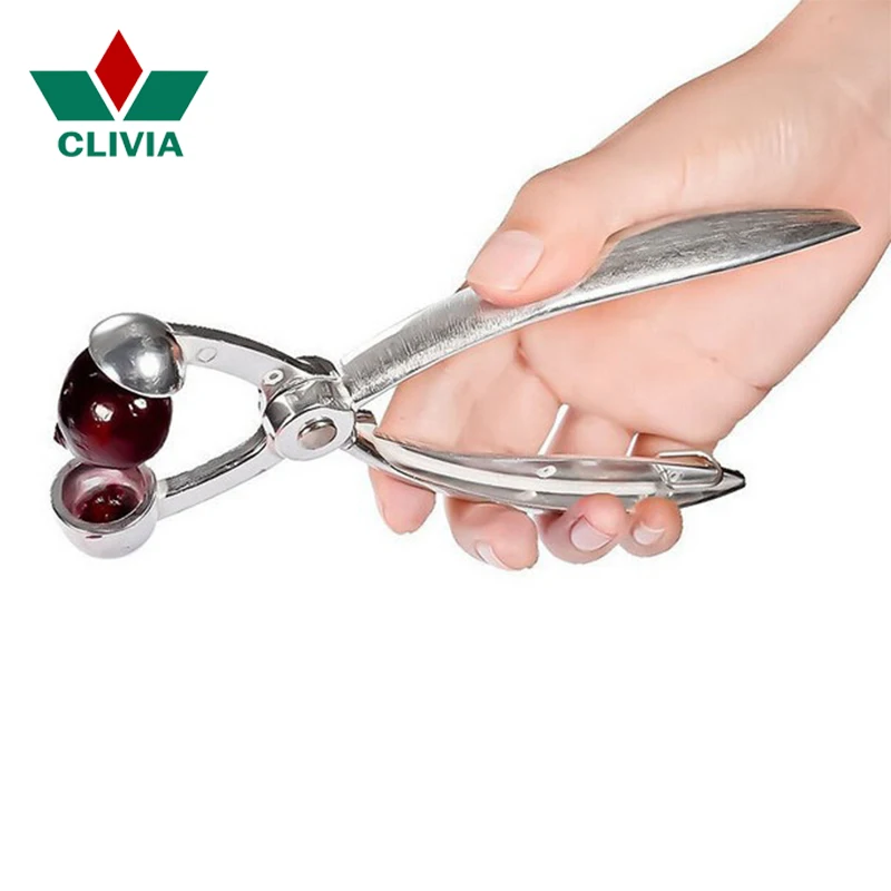 

CLIVIA Multifunctional Cherry Pitter Go Nuclear Device Hand press Seed Separator Aluminum alloy Fruit Kitchen tools
