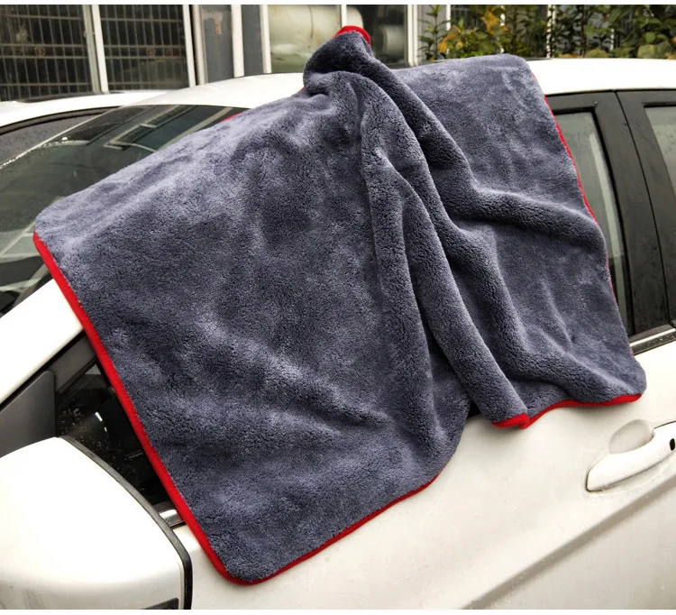 

Microfiber Thick Long Car Wash Towel Auto Cleaning Duster Polishing Waxing Window Cloth Car Care Cloths Car Dry Velvet Towel X10