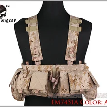 EMERSON UW Gen V Разделение спереди Грудь Рог жилет Airsoft военный Шестерни AOR1 EM7451A