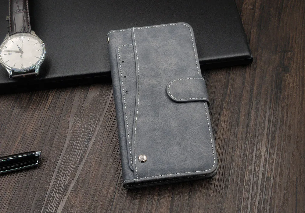 huawei pu case Luxury Vintage Case For Huawei Honor View 10 20 30 V30 Pro Case Flip Leather Silicone Wallet Cover TPU With Card Holder silicone case for huawei phone