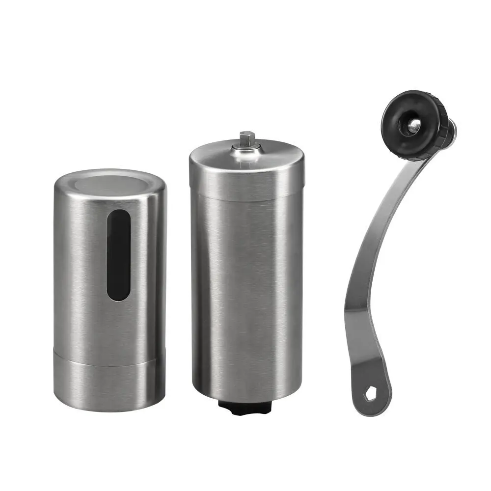 Supreme Quality Manual Coffee Grinder Stainless Steel Kitchen Hand Manual Grind Coffee Bean Burr Grinder Mill Tool (00237)