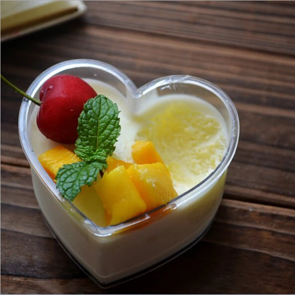 Buy Plastic jelly Ice cream cups with lids Disposable