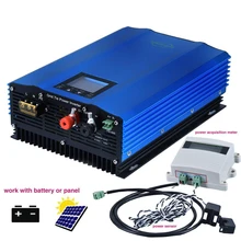 1200W Battery Discharge Grid Tie Inverter with limiter,LCD display Solar Panel Grid Tie Miscro Inverter