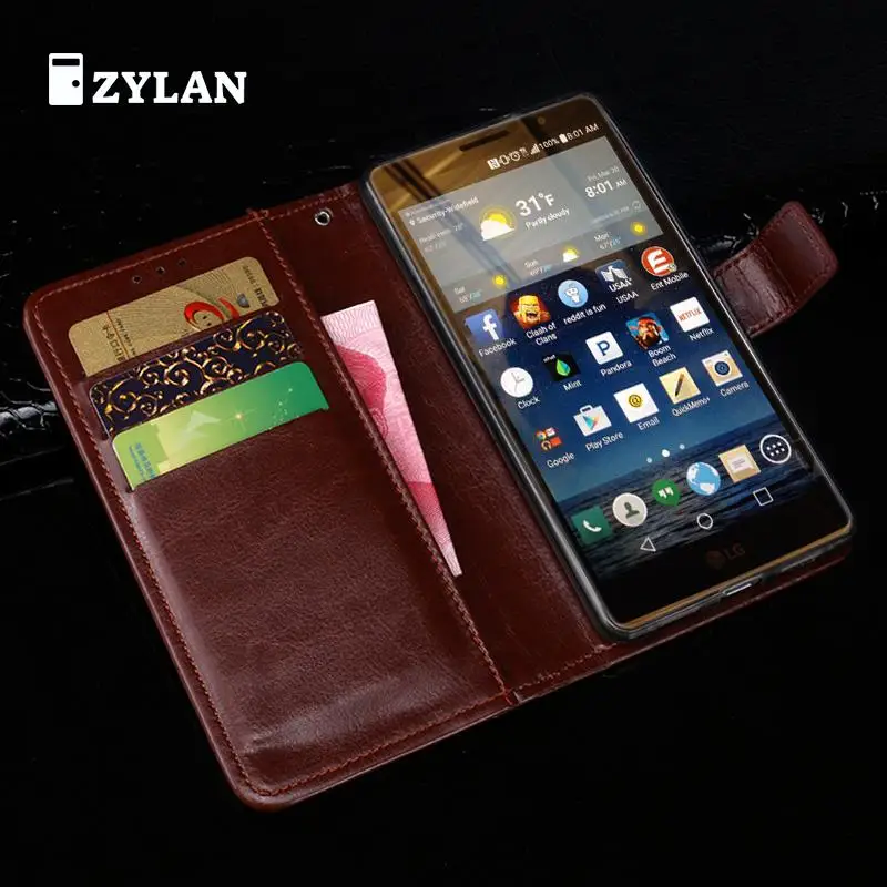 ZYLAN стилус для LG G4 Кожаный чехол-кошелек с откидной крышкой Note 4G H540 H540D H542 F560
