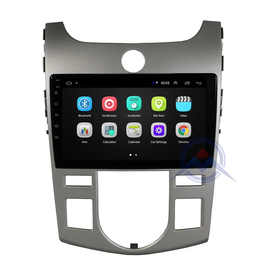 Sale ZOHANAVI 2.5D 9 inch Android 8.1 Car radio for KIA Forte Cerato 2010-2014 DVD GPS screen with maps 2