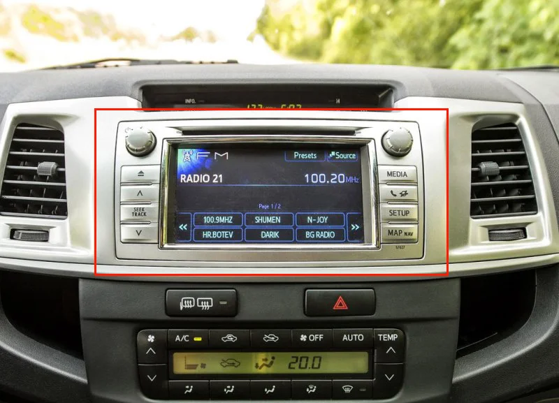 Clearance PX3 Android 7.1 2G RAM CAR DVD FOR TOYOTA HILUX / Fortuner 2012-2015 car audio gps player stereo head unit Multimedia build in 1