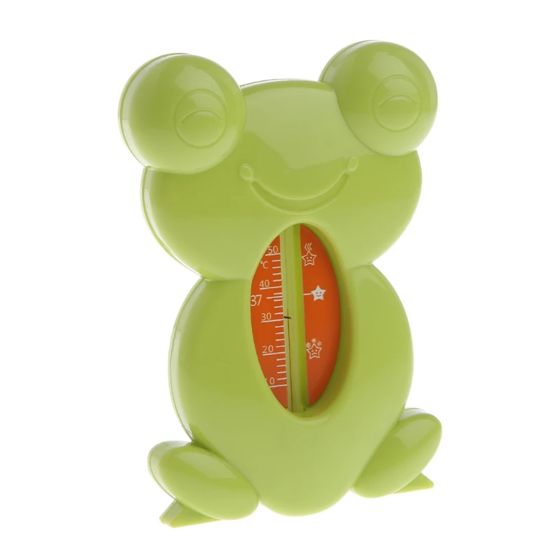1 шт. Милая мультяшная лягушка Ванна Безопасный термометр для воды тестер для детей горячий - Цвет: Армейский зеленый