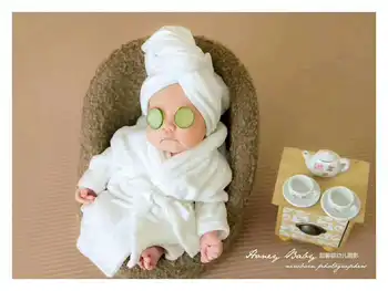 

Newborn photography props small tea table+ teapot+ teacup Photo props for infants photo props creative tea table tea set