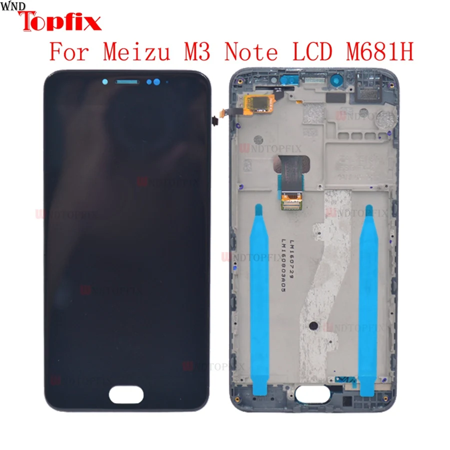 

M681H Dispay Meizu m3 note LCD Display+Digitizer Touch Screen Replacement Cellphone 5.5" Meizu m3 note Display M681H LCD L681H