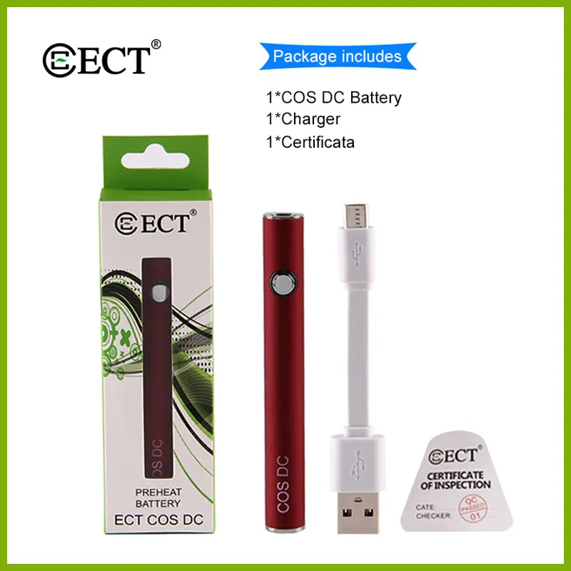 Vape Mod для ECT COS DC B5 Vape ручка комплект 450 мАч Cos подогреть VV Батарея 510 нить свинцово кислотная батарея II и переменное напряжение электронные сигареты Mod