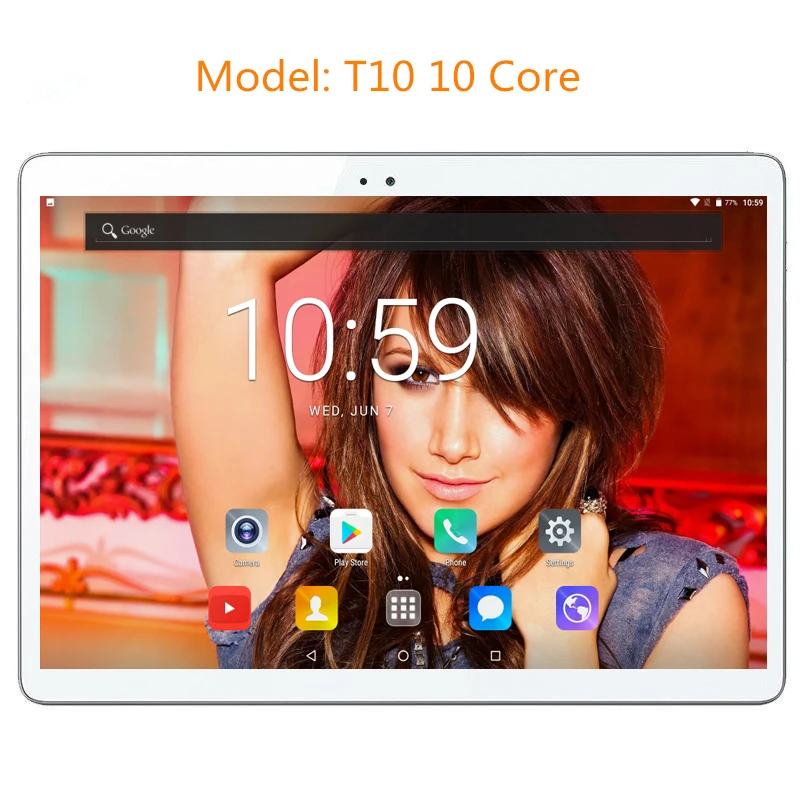 

DHL Free Shipping T10 10 inch Android 7.0 OS 4G LTE tablet pc Deca Core 4GB RAM 64GB ROM 1920*1200 IPS Kids Gift MID Tablets