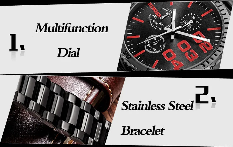 Мода, кварцевые часы для мужчин, военные часы с хронографом, водонепроницаемые, черный ремешок из нержавеющей стали, relogio masculino