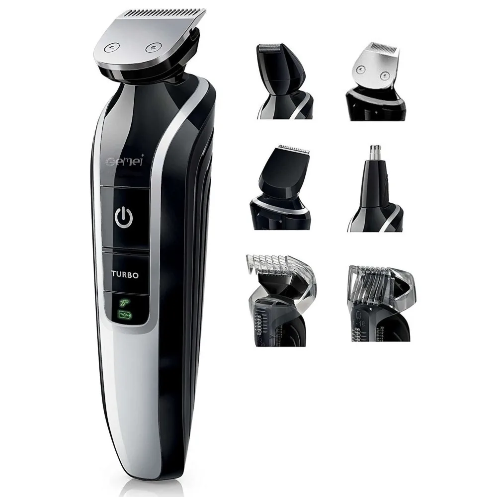 7in1 washable Men's grooming kit shaver Precision trimmer beard