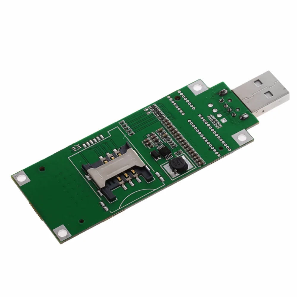 Мини PCI-e беспроводной WWAN к USB адаптер карты с слотом для sim-карты тестирование модуля