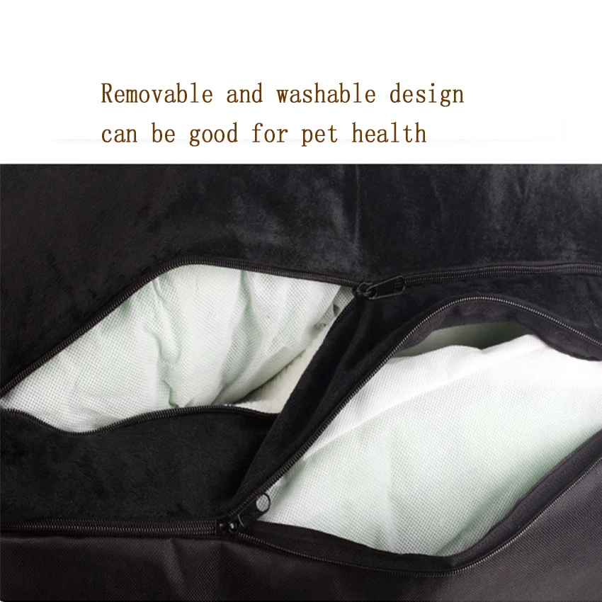 Кровать для питомца собаки теплая удобная зимняя Роскошная собака диван с подушкой съемные, пригодные для стирки собака кровать коврик
