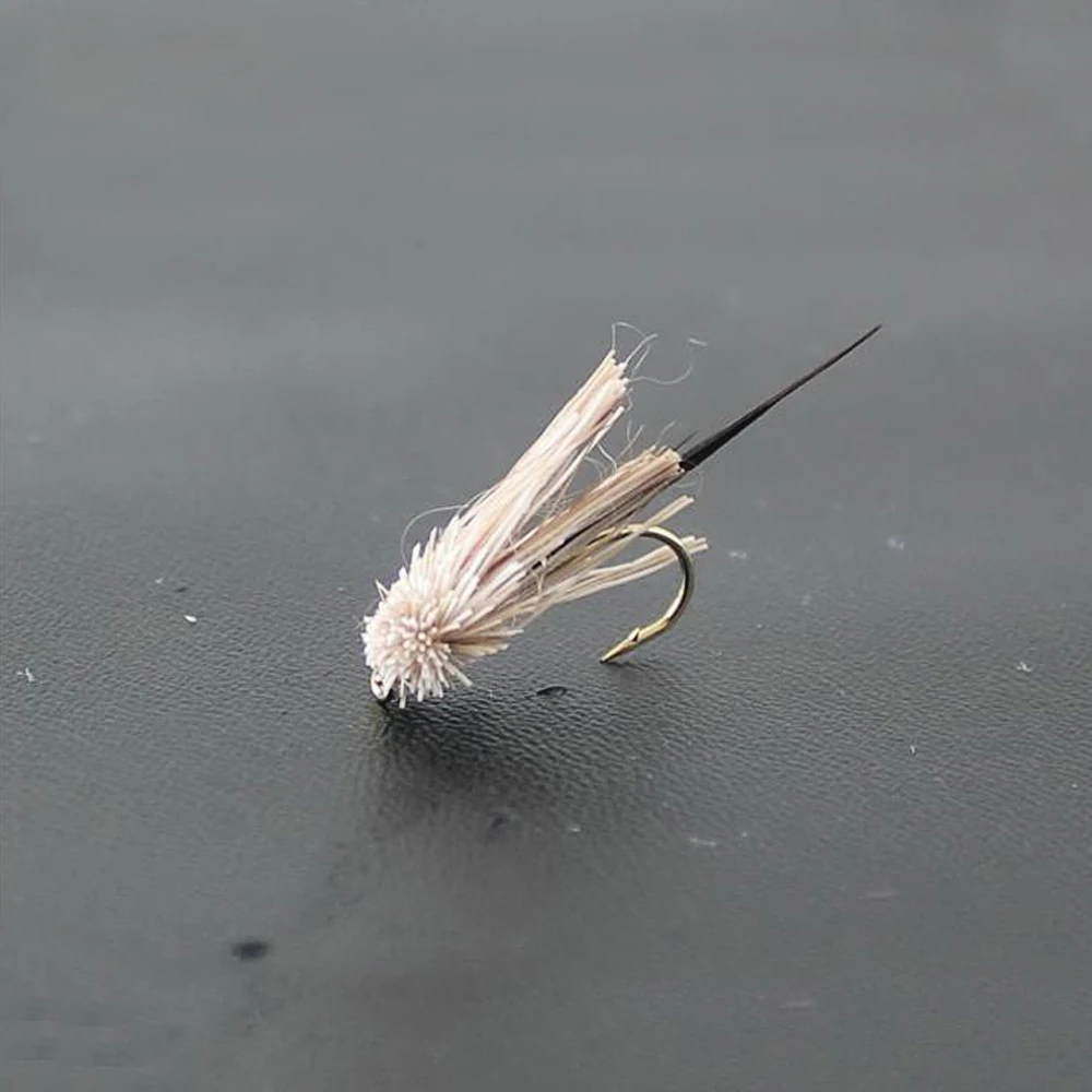 Goture 10pcs/lot Floating Dry Fly Fishing Lures Flies 10 Hook Streamer