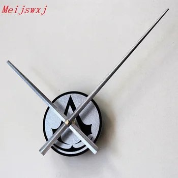 

Meijswxj Clock Mechanism Large pointer Wall Sticker Clock Relogio de parede movement Saat Self adhesive wall clocks Duvar Saati