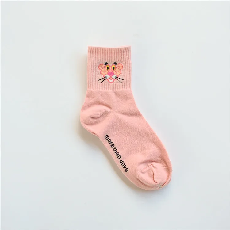 Для женщин персонажа из мультфильма хлопковые носки Art женский персонаж Patterend короткие милые носки Hipster мода животных печати носки до