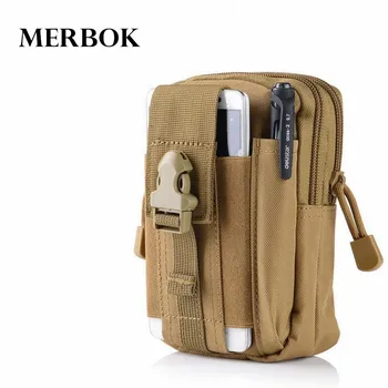 

Outdoor Sport Pouch Molle Waist Pack Purse Mobile Phone Bag For Samsung Galaxy Xcover 4 / Xcover4 / SM-G390F Flip Cover Case