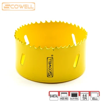 

Free Shipping HSS Bi-metal 76mm Hole saws Cutting Blades Suitable for Cutting Metal Wood,Plastic.Quickly Release Holesaw Cutter