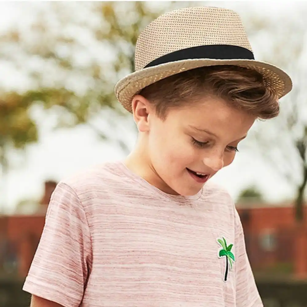 infant boy fedora hat