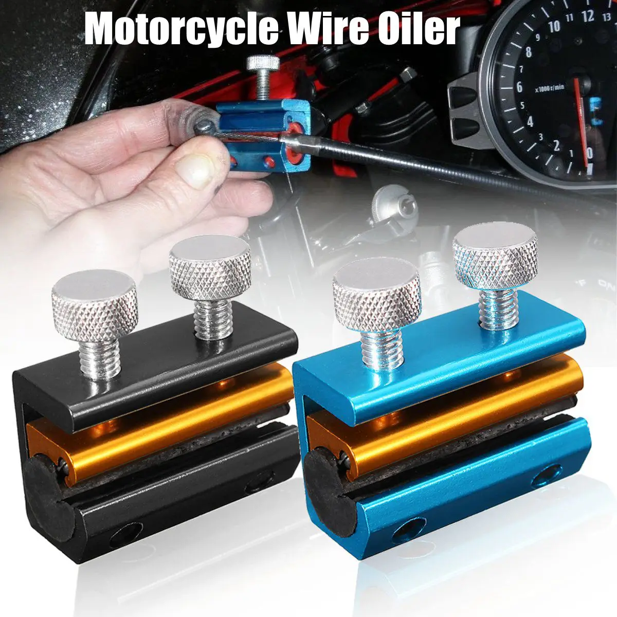 Bike Lubrication Cable Lubber Tool Scooter Lubricator Motorcycle Wire Oiler