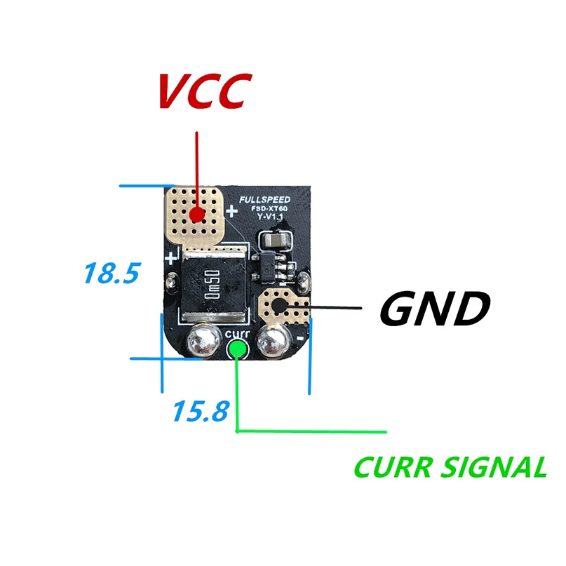 FSD-XT30 XT60 60A XT30 2-6S модуль датчика тока для радиоуправляемого дрона FPV Racing Multirotor DIY запчасти