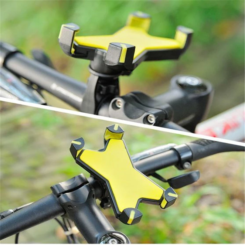 Universal Bike Bicycle Adjustable Mount Mobile MTB Phone Handle Motorcycle Extender Holder Clip Bicycle Accessories #FS#4ST28 (5)