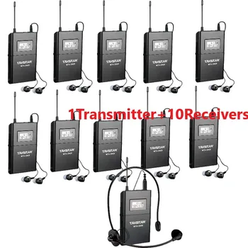 

Takstar WTG-500 UHF Wireless audio system for Tourist guide/Simultaneous interpretation/Teaching 1 Transmitter+10 Receivers