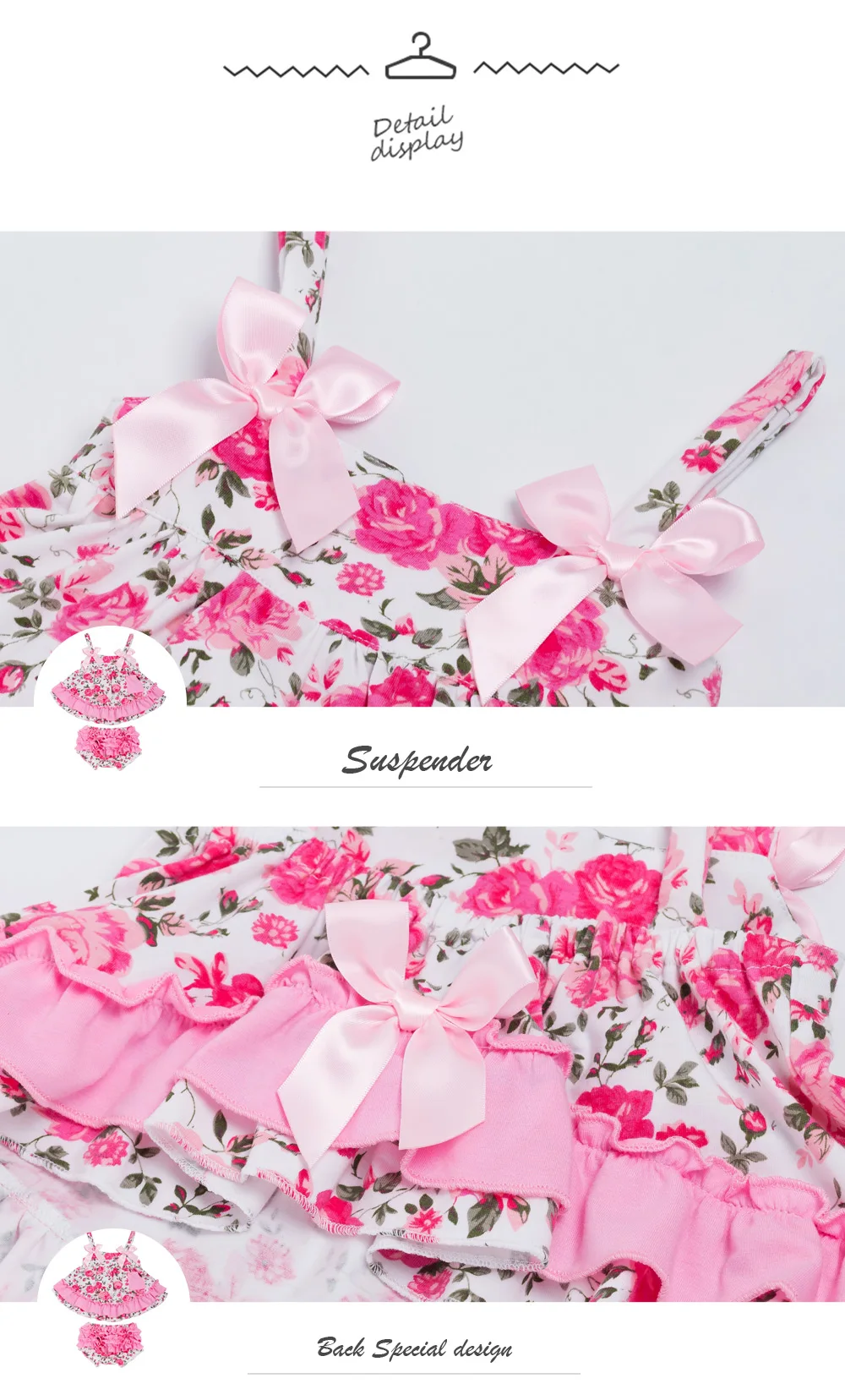 Baby Swing Top Rose Baby Girls Clothing Set Summer Style Infant Ruffle Outfits Christams Gifts Newborn Girl Clothes Baby Clothing Set classic