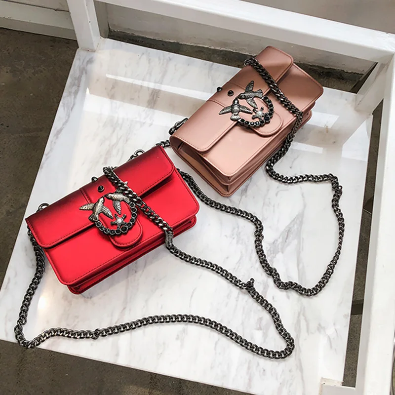 

New Pearl Swallow Chain Shoulder Messenger Bags Famous Designer Women Purses and Handbags