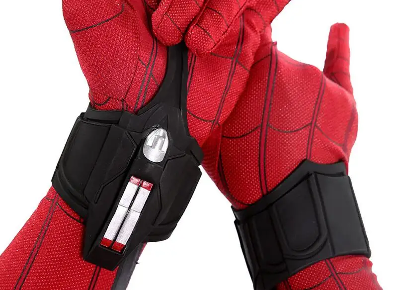 2pc Spider-Man Homecoming Cosplay Spiderman Peter Parker Superhero Web Shooter Props Decorate 2pc Spider-Man Homecoming Cosplay Spiderman Peter Parker Superhero Web Shooter Props Decorate