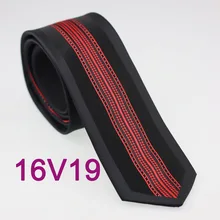 Yibei Coachella Галстуки мужские черные Тонкий Средства ухода за кожей Шеи Галстук граничит с серебряной в красный горошек в Вертикальную Полоску Средства ухода за кожей Шеи Галстуки Узкие повседневные платья галстук человек